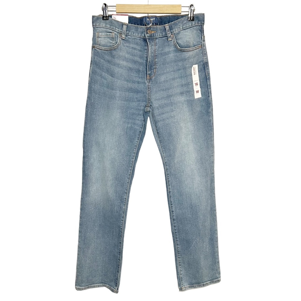 Old Navy NWT Famous Jeans Straight Husky Jeans Boys Size 16
